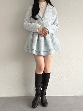 「apres jour（アプレジュール）のアイテム（ジャケット/アウター）」を使った、apres_jourさん（レディース・162cm）の冬コーディネート