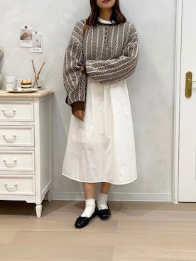 「アプレジュール」｜「アイテム（ワンピース/ドレス）」を使った、apres_jourさん（レディース・162cm）の秋コーディネート