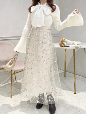「apres jour（アプレジュール）のアイテム（ワンピース/ドレス）」を使った、apres_jourさん（レディース・162cm）の秋コーディネート