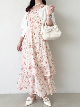 「apres jour（アプレジュール）のアイテム（ワンピース/ドレス）」を使った、apres_jourさん（レディース・162cm）の春コーディネート