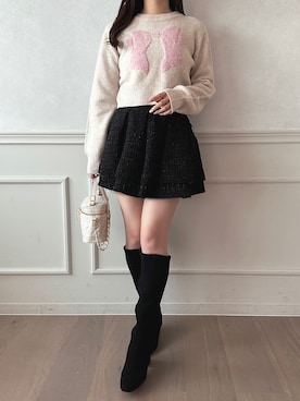 「apres jour（アプレジュール）のアイテム」を使った、apres_jourさん（レディース・162cm）の冬コーディネート