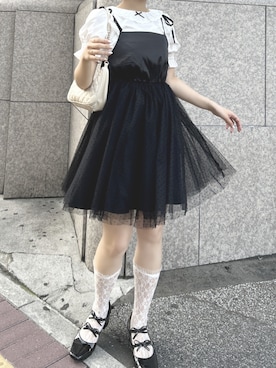「apres jour（アプレジュール）のアイテム（ワンピース/ドレス）」を使った、apres_jourさん（レディース・162cm）の夏コーディネート
