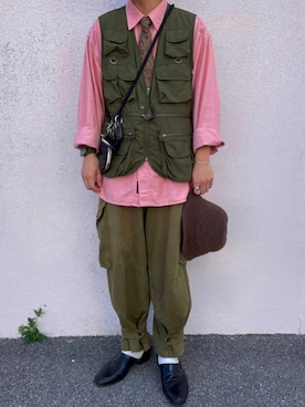 「ファッションの力を信じよう」｜「アイテム（フォーマルスーツ/小物）」を使った、ちるさん（メンズ・168cm）の秋コーディネート