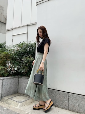 miyabi uechiさん（レディース・162cm）の夏コーディネート