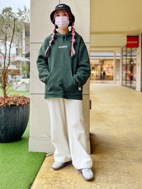 Rさん（レディース・161cm）の冬コーディネート