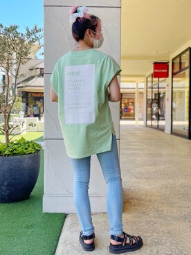 Rさん（レディース・161cm）の夏コーディネート