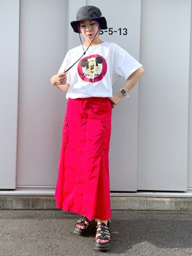 「AVIREX DEPOT」｜Rさん（レディース・161cm）の夏コーディネート