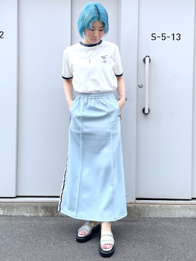 「アヴィレックス(AVIREX)」｜Rさん（レディース・161cm）の夏コーディネート
