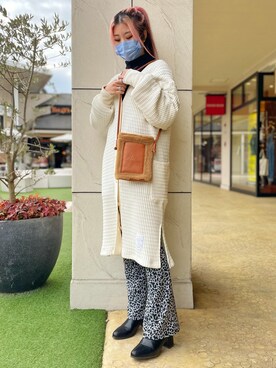 Rさん（レディース・161cm）の冬コーディネート