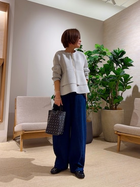 「Jena espace merveilleux（ジェナ　エスパスメルヴェイユ）のアイテム（Tシャツ/カットソー）」を使った、yoshi2316さん（レディース・159cm）の秋コーディネート