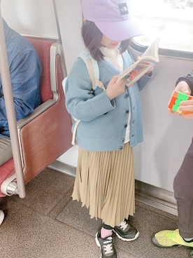「Samansa Mos2（サマンサ モスモス）のアイテム」を使った、A&Hさん（キッズ・110cm）の秋コーディネート