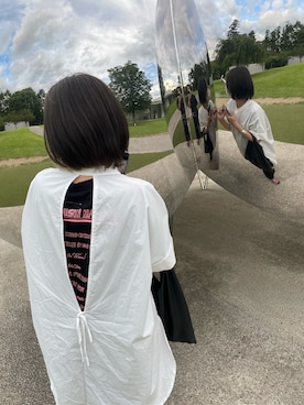 「Y's（ワイズ）のアイテム（その他パンツ）」を使った、yuさん（レディース・163cm）の秋コーディネート