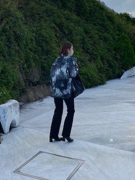 「Y's（ワイズ）のアイテム（その他パンツ）」を使った、yuさん（レディース・163cm）の秋コーディネート