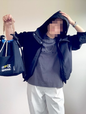 「OUTDOOR PRODUCTS（アウトドアプロダクツ）のアイテム」を使った、kopipocoさん（レディース・154cm）の春コーディネート