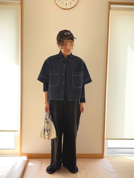 「210nouve（トゥージュヌーブ）のアイテム」を使った、kopipocoさん（レディース・154cm）の春コーディネート