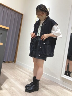 「SpRay（スプレイ）のアイテム（ジャケット/アウター）」を使った、miyazakiさん（レディース・153cm）の秋コーディネート