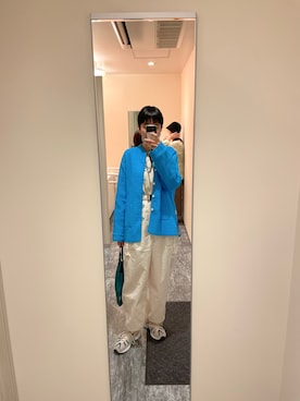 「美容師」｜「アイテム（ジャケット/アウター）」を使った、miyuさん（レディース・165cm）の春コーディネート