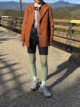 「mont-bell（モンベル）のアイテム」を使った、miyuさん（レディース・165cm）の春コーディネート