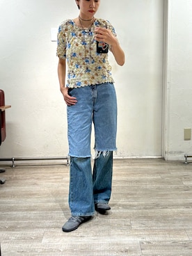 「アイテム（チョーカー）」を使った、miyuさん（レディース・165cm・20代）の夏コーディネート