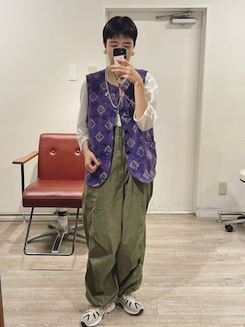 「アイテム（スニーカー）」を使った、miyuさん（レディース・165cm・20代）の春コーディネート
