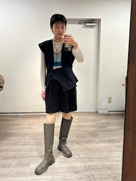 「アイテム（シューズ）」を使った、miyuさん（レディース・165cm）の秋コーディネート