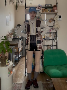 「Carmelo（カーメロ）のアイテム」を使った、miyuさん（レディース・165cm）の冬コーディネート