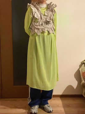 「HOUGA（ホウガ）のアイテム」を使った、miyuさん（レディース・165cm）の春コーディネート