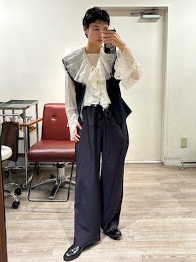 「アイテム（ドレスシューズ）」を使った、miyuさん（レディース・165cm・20代）の秋コーディネート
