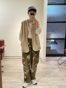 「アイテム（スニーカー）」を使った、miyuさん（レディース・165cm・20代）の冬コーディネート
