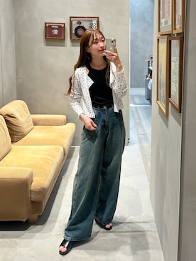 「花柄」｜「アイテム（キャミソール）」を使った、itabaさん（レディース・161cm）の夏コーディネート