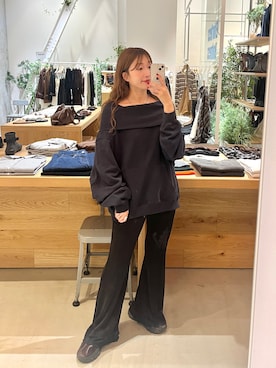 「オフショルダー」｜itabaさん（骨格ストレート・レディース・161cm）の秋コーディネート