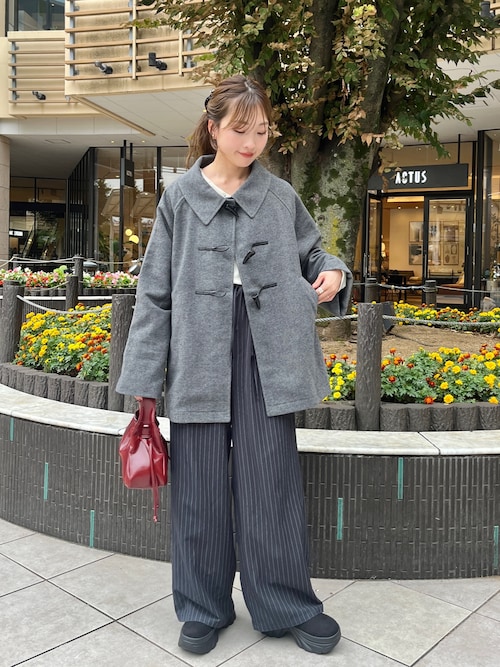 kastane ダッフルフレアコート カスタネ コート レディース SIZE F (M