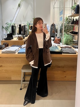 「アイテム（パンプス）」を使った、itabaさん（レディース・161cm）の秋コーディネート