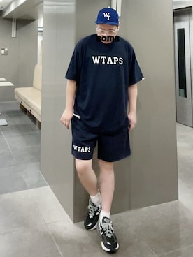 「WTAPS（ダブルタップス）のアイテム（キャップ）」を使った、kazbombさん（メンズ・178cm・40代）の夏コーディネート