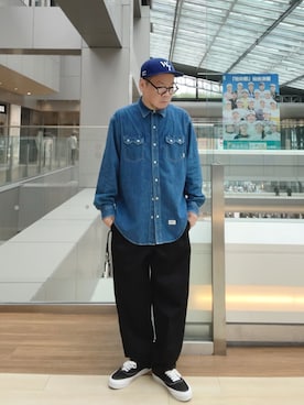 「WTAPS（ダブルタップス）のアイテム（トップス）」を使った、kazbombさん（メンズ・178cm）の夏コーディネート
