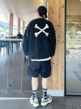「アイテム（帽子）」を使った、kazbombさん（メンズ・178cm・50代）の秋コーディネート