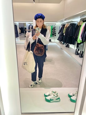 「SKKONE（スコーネ）のアイテム」を使った、イ ロ さん（レディース・161cm）の秋コーディネート