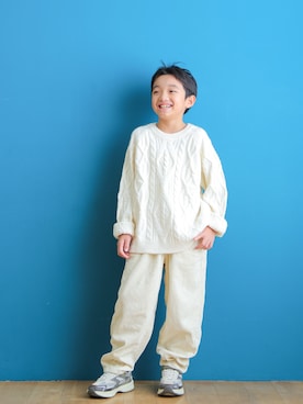 「アイテム（シューズ）」を使った、kotaroさん（キッズ・123cm）の冬コーディネート