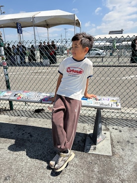 「no brand（ノーブランド）のアイテム」を使った、kotaroさん（キッズ・123cm）の秋コーディネート