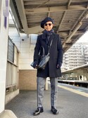 A.P.C. チェスターコート A.P.C.のカジュアルに使えるチェスターコートが格好良いという
