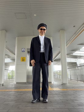 「halo commodity（ハロ　コモディティー）のアイテム」を使った、Paulさん（メンズ・171cm）の春コーディネート