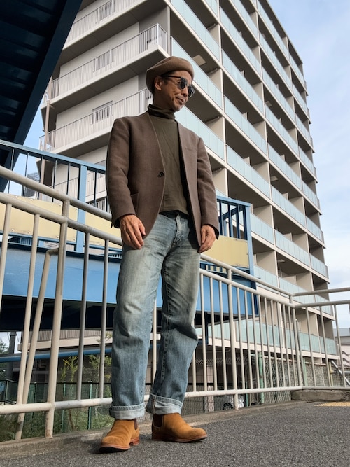 定価11万 新品未使用 Camoshita シングル2B ノーカラージャケット 定価11万 新品未使用 Camoshita シングル2B ノーカラー