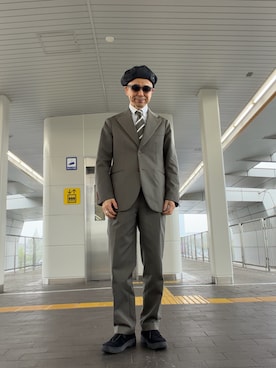 「halo commodity（ハロ　コモディティー）のアイテム」を使った、Paulさん（メンズ・171cm）の春コーディネート