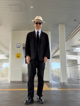 「アイテム（トップス）」を使った、Paulさん（メンズ・171cm）の秋コーディネート
