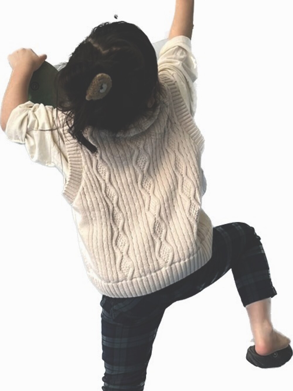 「西松屋のアイテム（パンツ、グリーン系）」を使った、ta-naさん（キッズ・100cm）の春コーディネートの1枚目の写真