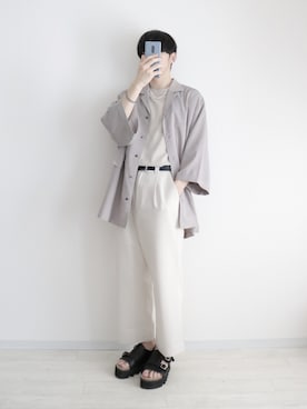 「ペールトーン」｜「アイテム（その他）」を使った、naoさん（メンズ・171cm）の夏コーディネート