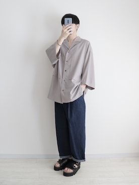 「ペールトーン」｜「アイテム（その他）」を使った、naoさん（メンズ・171cm）の夏コーディネート