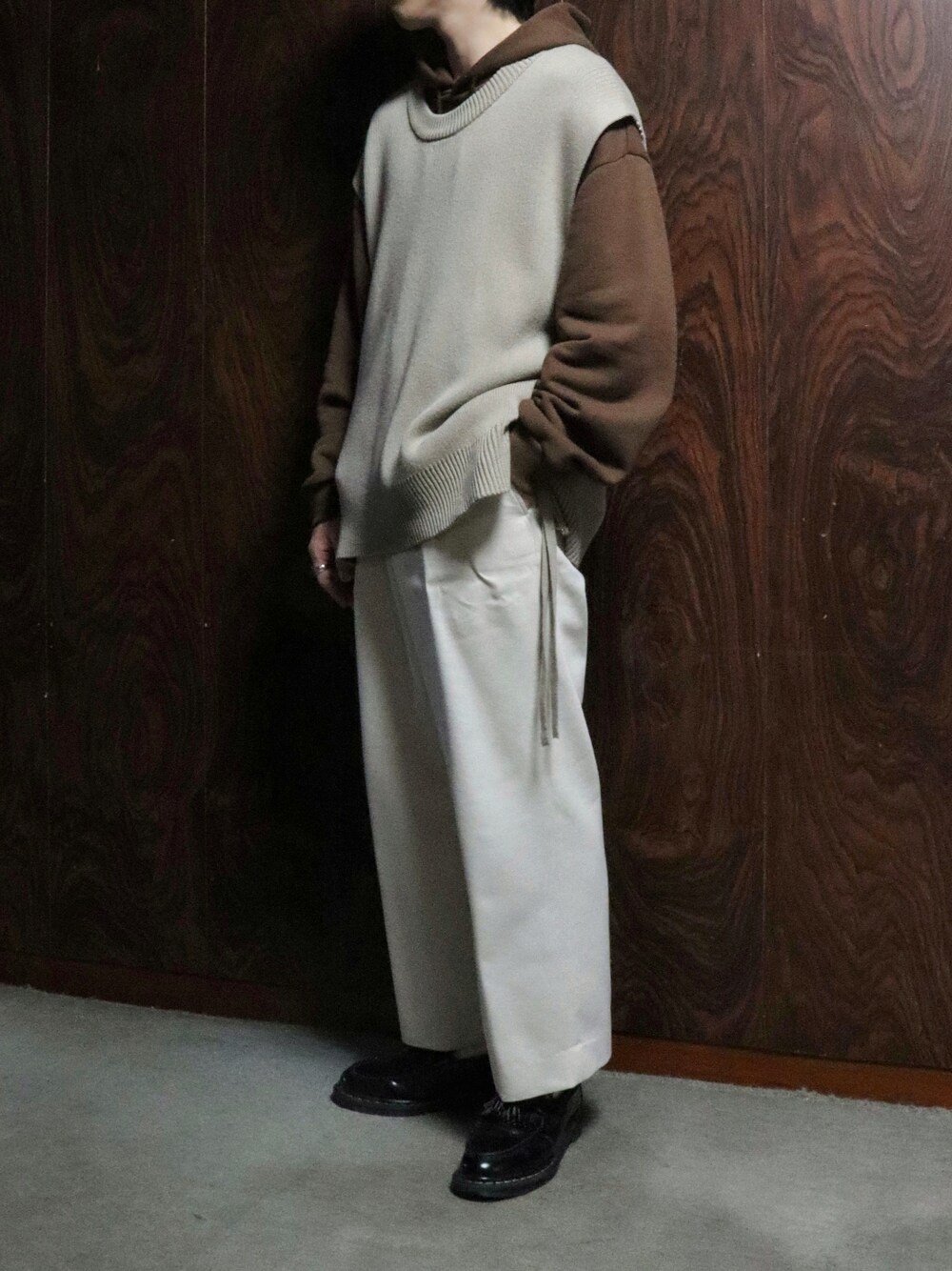 Maison Special 20AW カルゼウールギャバ 1タックワイドパンツ MAISON SPECIAL（メゾンスペシャル）の「《ユニセックスアイテム