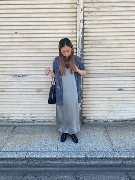 「古着好きな人と繋がりたい」｜「アイテム（その他シューズ）」を使った、🅰️さん（レディース・152cm）の冬コーディネート