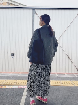 「niko and...（ニコアンド）のアイテム（ジャケット/アウター）」を使った、F さん（骨格ストレート・レディース・162cm）の春コーディネート